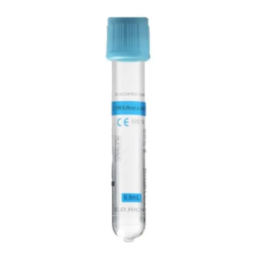 TUBO RECOLECTOR TAPA AZUL